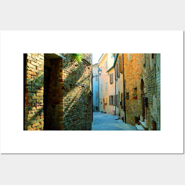 Streets of Castignano Wall Art by KristinaDrozd